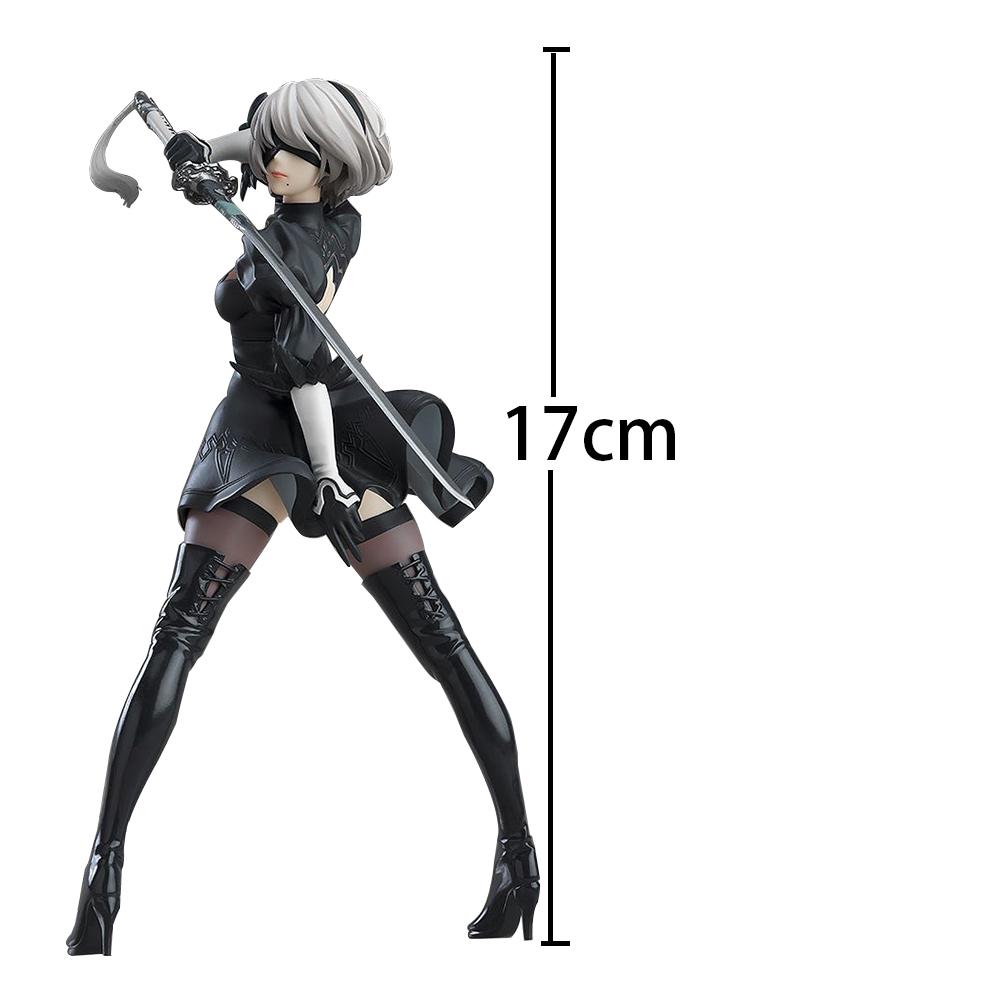 Game Figure 2Byorha Headsome Action Figures 2Bautomata Model 9Sautomata Figurine 9Syorha Figure PVC Doll Adult Statue Gifts 17cm
