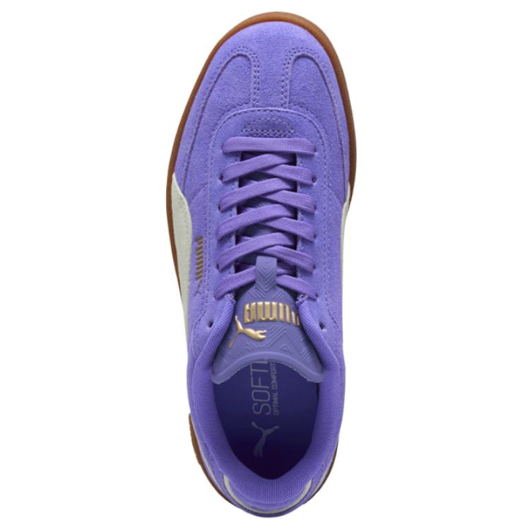 Puma Club II Era Comfortable Versatile Training Shoes Women sneaker Purple White 400717-14