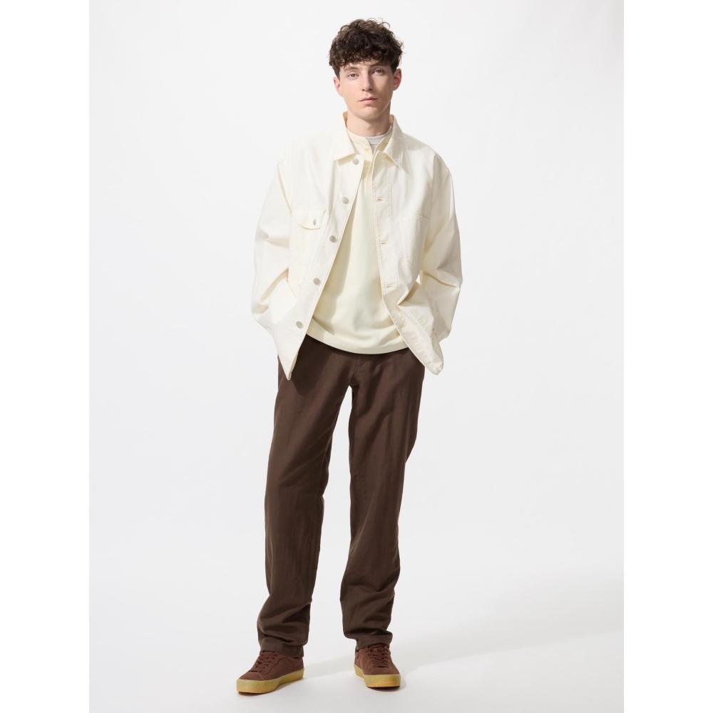 Uniqlo Japan Linen Blend Easy Pants Long