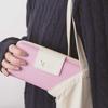 Donalee Long Wallet, Zip-Around, Bifold, for Girls and Women (NavyPink)