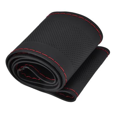 Universal Car Anti Skid Top Genuine Leather Steering Wheel Cover Shell