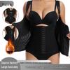 Women's Waist Cincher & Body Shaper: Slimming, Abdomen-Tucking Bustier with Sweat-Inducing Support Belt