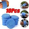 10 stuks Autodetailing Applicator Pads Autoonderhoud Waxen Polijsten Sponges Zachte Microvezel Ronde Zak Schuimsponges Auto Schoonmaakgereedschap