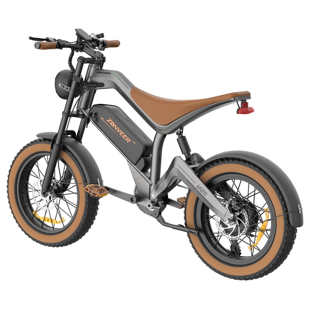 DYU M20 Yetişkin Elektrikli Bisiklet 1500W Motor Erkek E-Dağ E-Bisikleti 48V18.2AH Batarya Her Araziye Uygun E-Bisiklet 20 İnç Kalın Lastik Erkek Elektrikli Bisiklet