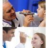 2 in 1 Nursing Flashlight USB Rechargeable Medical Handy Pen Light LED Torch Lamp with Stainless Steel Clip Pocket