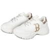 New MLB Big Ball Chunky Cushioning Anti Slip And Wear Resistant Low Top Chunky Sneakers Unisex White 3ASHCM11N-43BGD