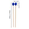 Professional Beech Wood Mallets with Wool Yarn Heads - Soft, Medium, Hard for Marimba & Xylophone