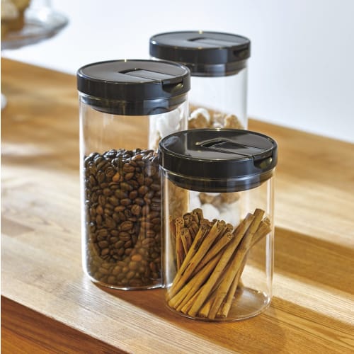 HARIO Coffee Canister L Black MCN-300B