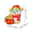 Cute Snake Statue Chinese Year Decor Artificial Ornament Tabletop Centerpiece Spring Festival