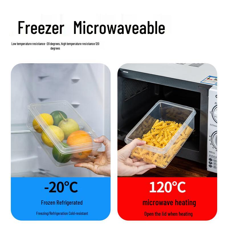Zhaoran Food-Grade Extra Large Rectangular Plastic Food Storage Container