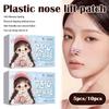 5/10pcs Nose Lift Strips Self-Pinching Shaping Nose Sticker Adjustable Cuttable Nose Up Lifting Tape Nose Slimming Strips