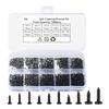 1000pcs/set Mixed Size Self Tapping Screws 1-1.7mm Tiny Micro Screws Set Tiny Repair Screws Set for Easy Organization