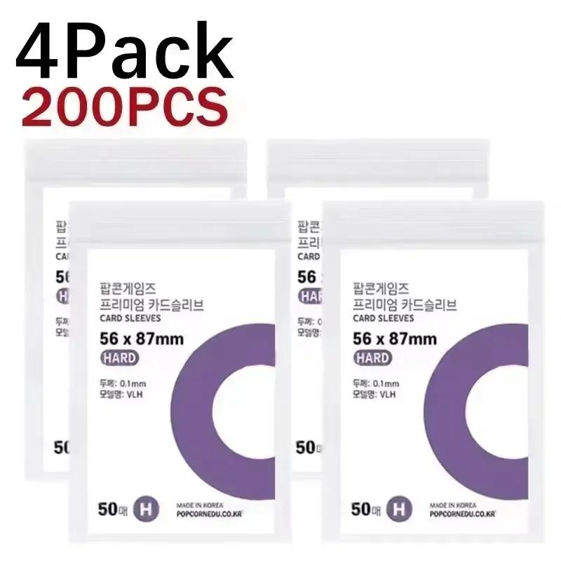 56x87mm 63.5x88mm Obaly na karty Průhledné PP Držáky na Kpop karty Filmy na pohlednice Voděodolné Ochranný obal na fotky z alba pro idoly
