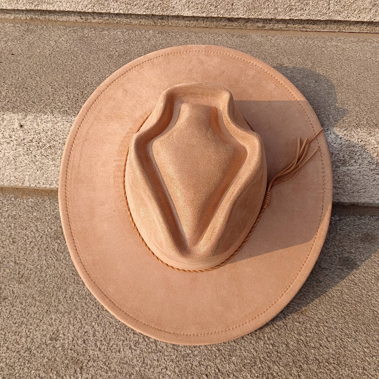 

Heart Vegan Suede Hat Blank with Logo Engraving Autumn/Winter Hats for Men and Women Hat for Burning Heart Wide Brim Hat M 56-58cm