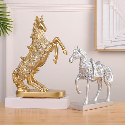 Úspěch Ozdoba koně Umělecká Figurka koně pro štěstí Pryskyřice Moderní Socha koně