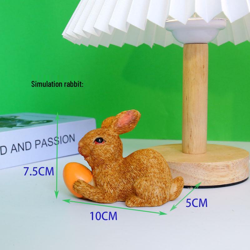 Wildlife Rabbit Model: Children s Cognitive Toy with Sitting, Dwarf, and Lop-Eared Rabbit Variants
