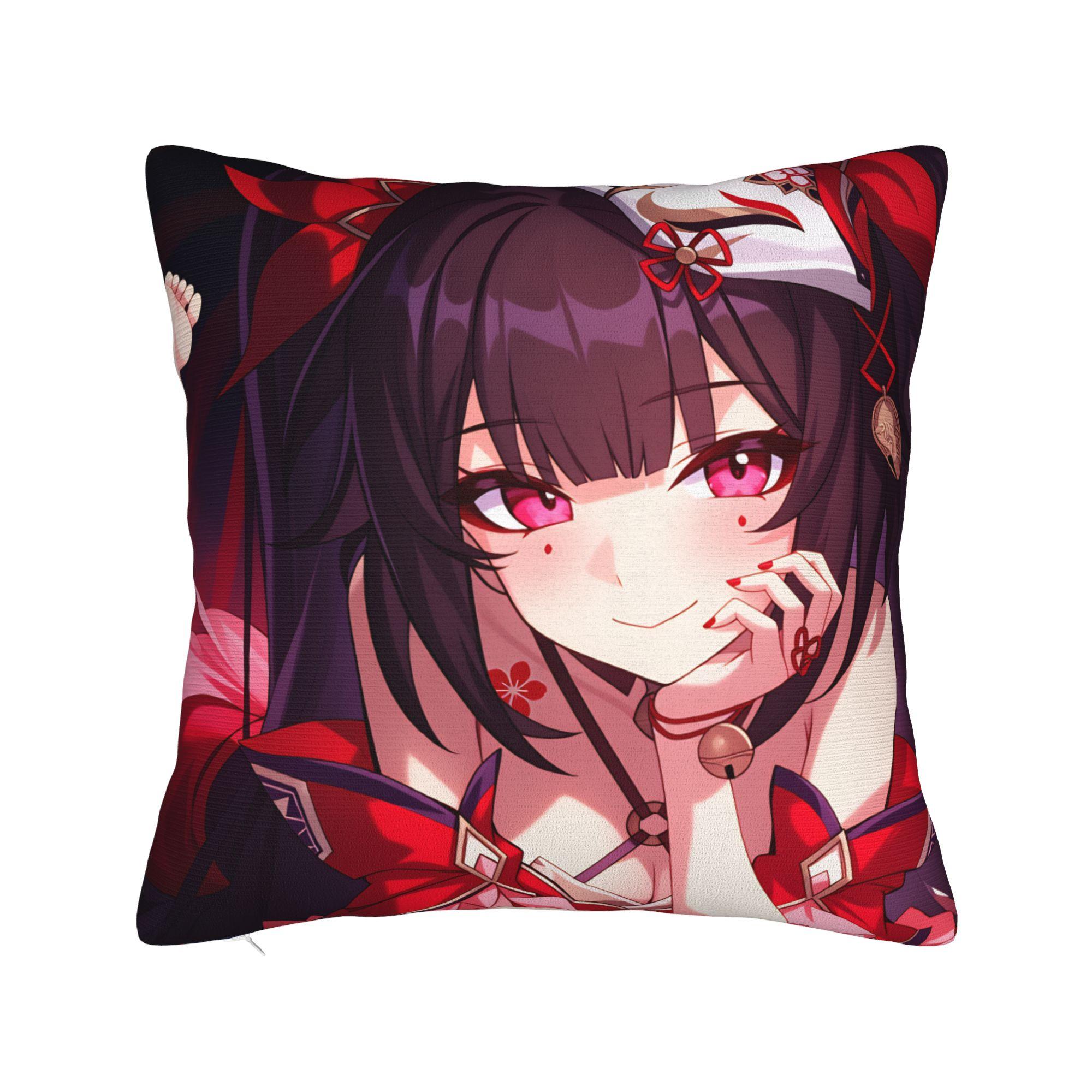 Наволочка Honkai Star Rail Новая наволочка Мягкие наволочки для гостиной дивана 12x12Inch