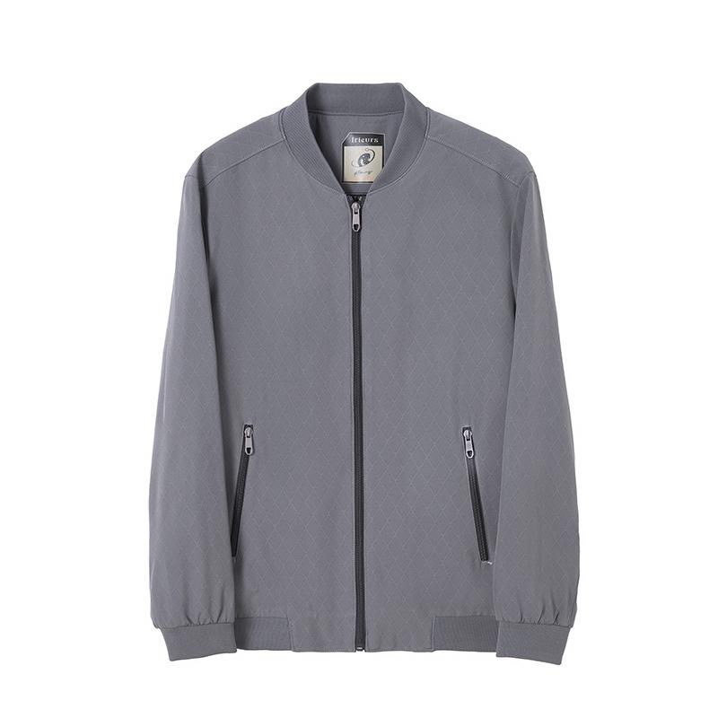 

Spring and Autumn Jacket Ann Men s Light Business Executive Jacket Clerk Jacket Shirt 4XL серый