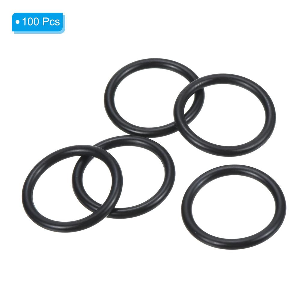 PATIKIL 100pcs Nitrile Rubber O-Rings 23mm Outside Diameter 18mm Inner Diameter 2.5mm Wide Metric