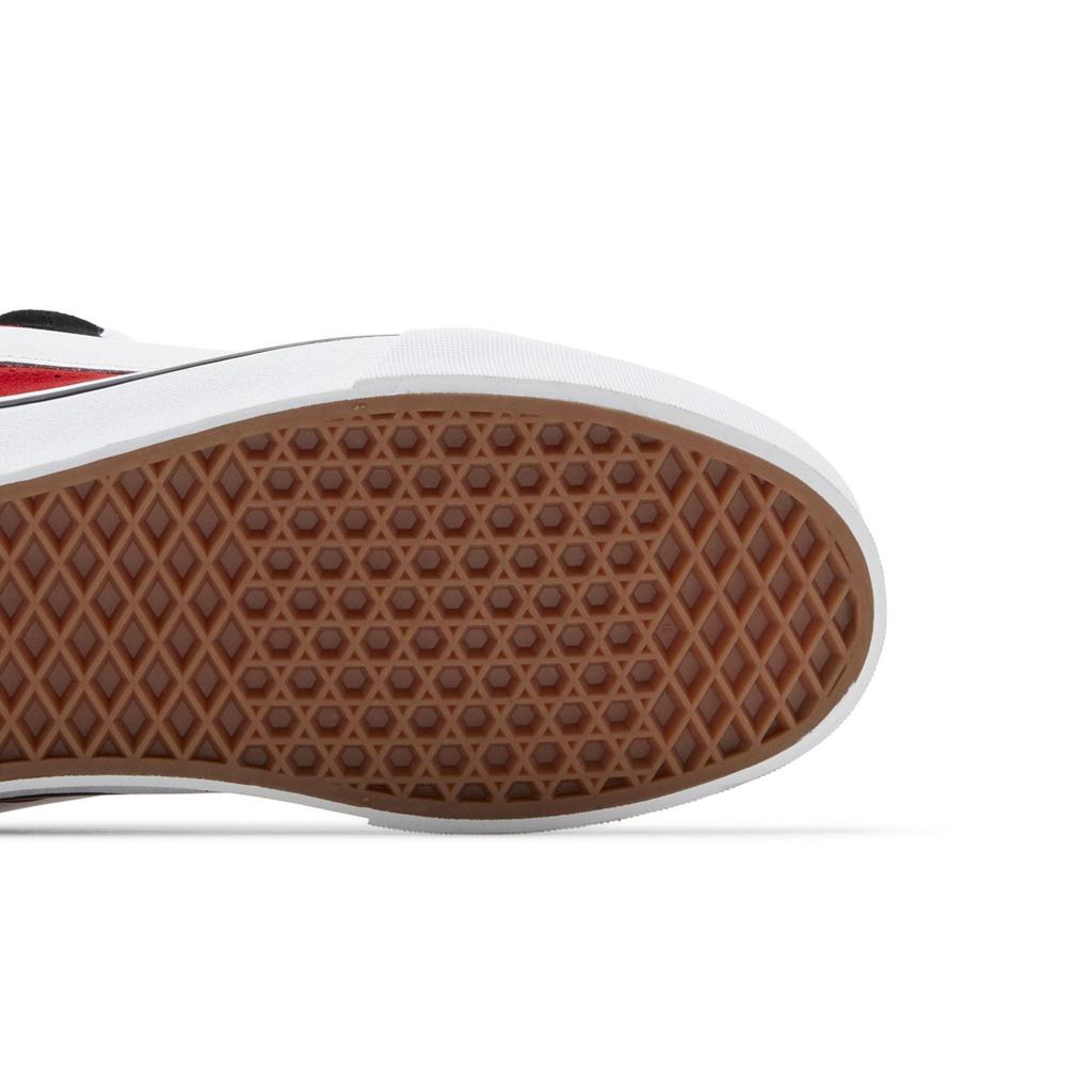 Vans Men's Knu-Skool 'Black Red' (Unisex) Red / True White Skate Shoes VN0009QC6RT