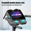 Phone Holder For Treadmill Folding Cellphone Bracket For Gym Hose Design Bendable Treadmill Phone Stand For Shopping Cart