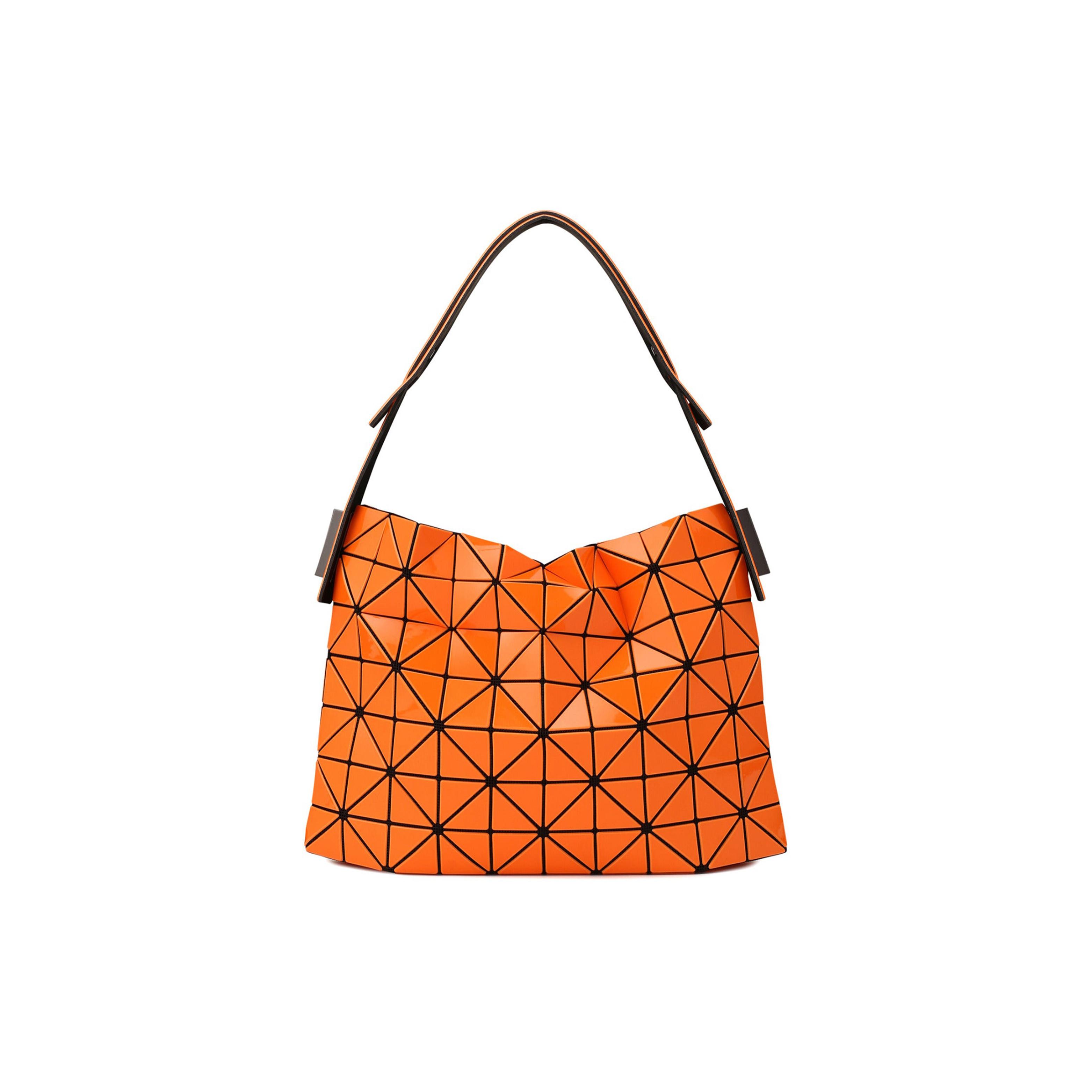 

Новая сумка-багет ISSEY MIYAKE, нейлоновая сумка-багет, женская сумка через плечо, оранжевая BB31-AG471-32 27.4*5.6*19.6CM