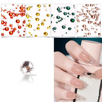 1440 Pezzi/Busta Decorazione Unghie Squisiti Strass a Fondo Piatto Leggeri Fai da Te Ornamenti per Unghie