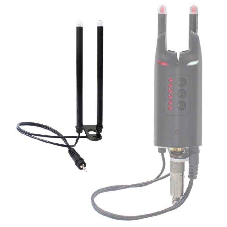 Fishing Windproof Stick Alarm Gear Snag Bites Bar Fishing Snag Ear Bar with LED Light Fishing Tackle Accessories
