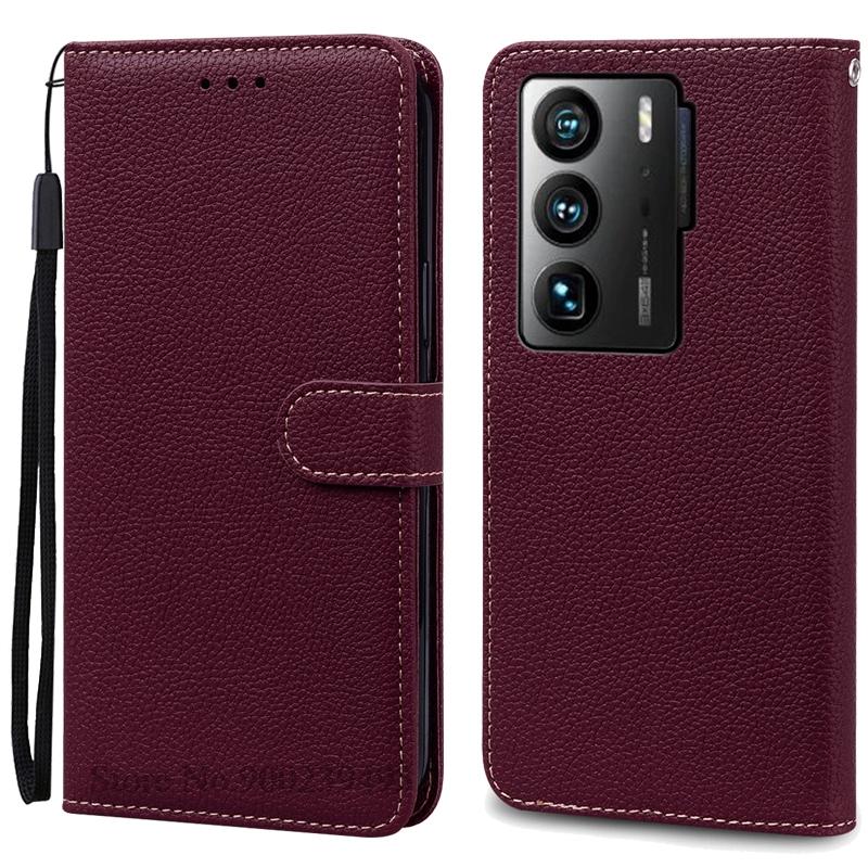 For ZTE Axon 40 Ultra Case Wallet Flip Leather Case For ZTE Axon 40 Ultra Case Silicone Book Cover Coque Fundas