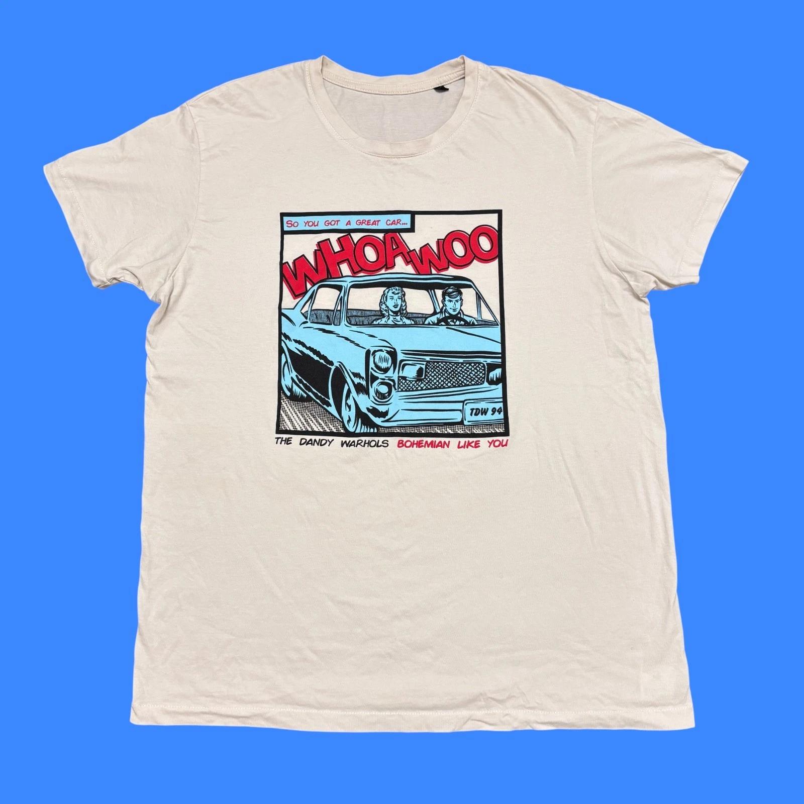 The Dandy Warhols Shirt Large Tour Concert Indie Rock Band Tee The Flaming Lips S