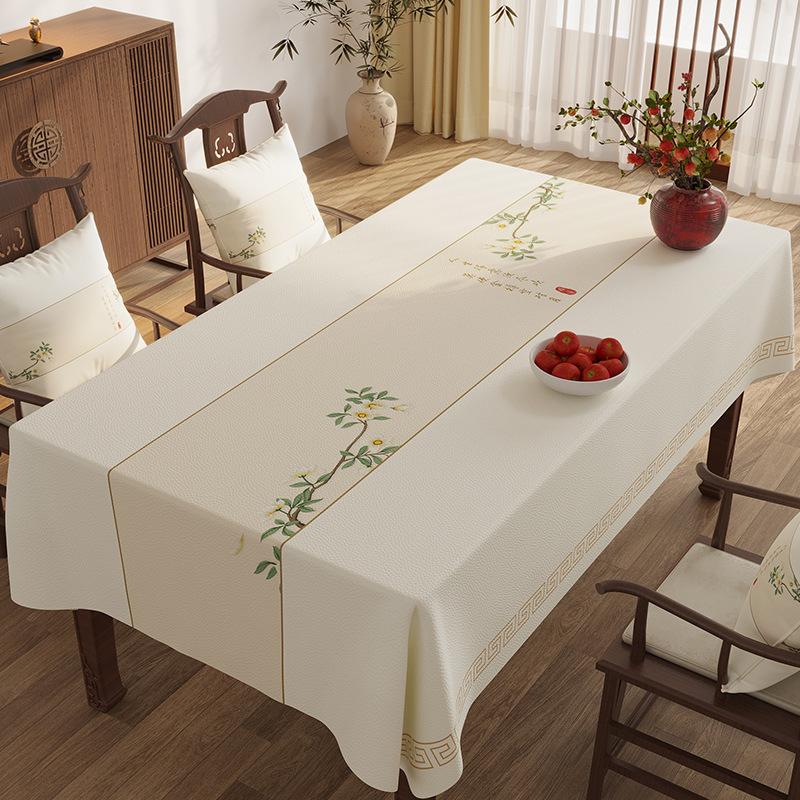 Скатерть для обеденного стола Водонепроницаемая, маслостойкая и термостойкая Постоянная скатерть для журнального столика Прямоугольная скатерть для обеденного стола Скатерть 90*140cm