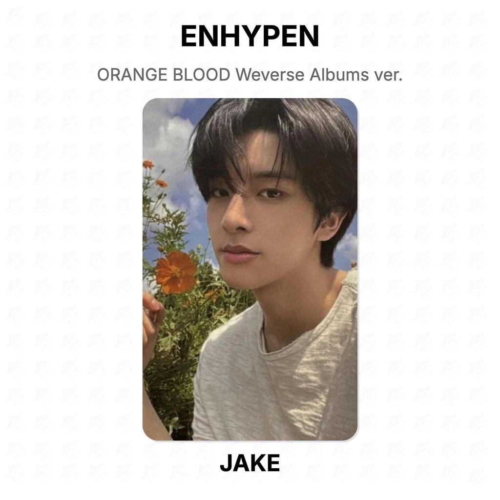 ENHYPEN ORANGE BLOOD Weverse Albums ver. Fototessera ufficiale