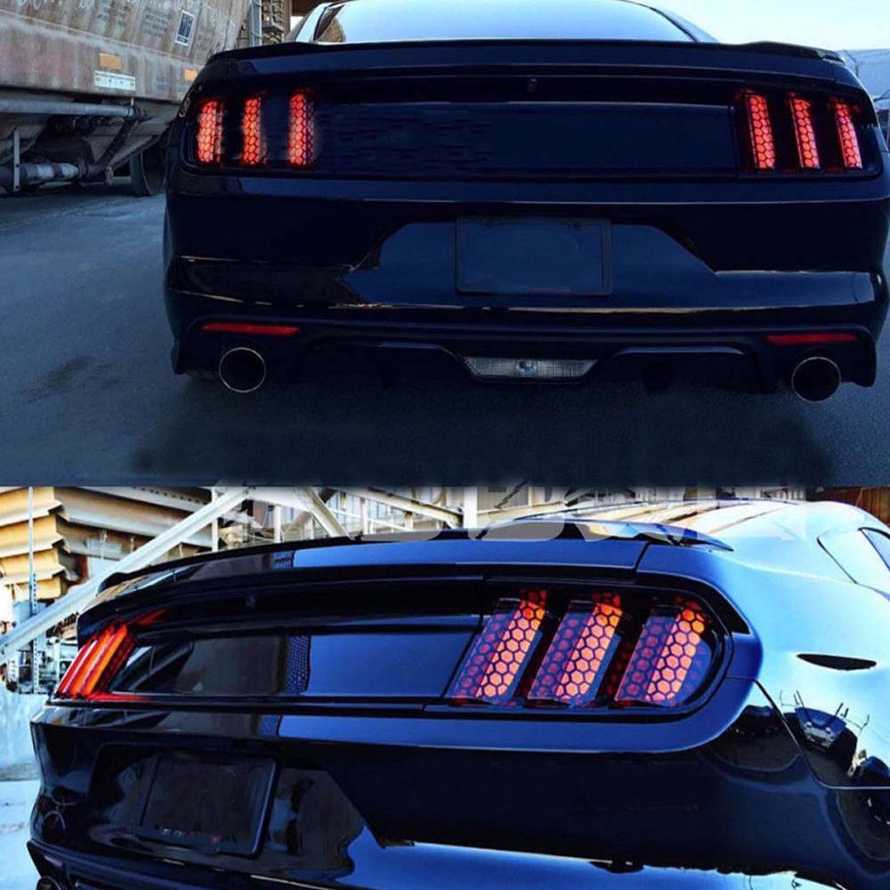 Decals Film DIY Honeycomb Car Stickers Car Sticker Taillight Decorative Car Exterior Accessories