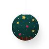Cartoon Christmas Paper Lantern 2025 Christmas Party Home Hanging Lamps Ornaments DIY Decoration 2026 New Year Kids Gifts Favors
