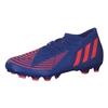 Adidas Predator Edge 2 Soccer Blue Size Worn by Takumi Minamino and Mana for Soil and Artificial Soil HG/AG Men's Cleats, Hi-Res Blue/Turbo/Hi-Res
