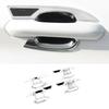 Chrome 4X Exterior Door Handle Bowl Cover Trim For Ford Explorer 2020-2024