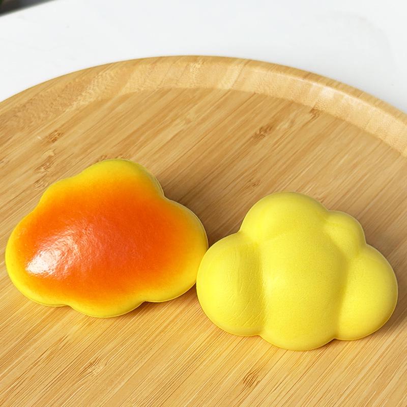 Slow Rebound Squishy Croissant Toy with Milky Scent - Stress Relief & Soft Feel
