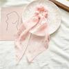 Spring and summer new chiffon star ponytail streamer large intestine ring hair accessories female tie hair ring spot