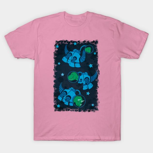 T Shirt Women Space Dinosaurs Harajuku Print Kawaii Tshirt Summer Short Sleeve Female T-Shirt Top Tee