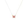 Enamel Filament Butterfly Pendant Necklace for Women's Niche Design Light Luxury Style High-end