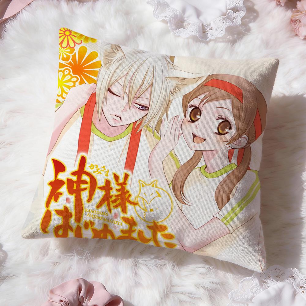 classic anime kKamisama Kiss Cushion Cover Premium Comfort Reversible Pillow Cove -Two in One Design for Any Room & Car Interior