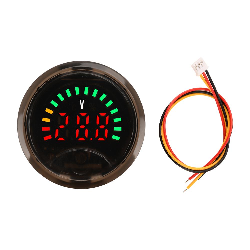 DC 9-111V acid /ternary lithium /lithium iron phosphate battery universal LCD digital battery voltage Battery Indicator For Car