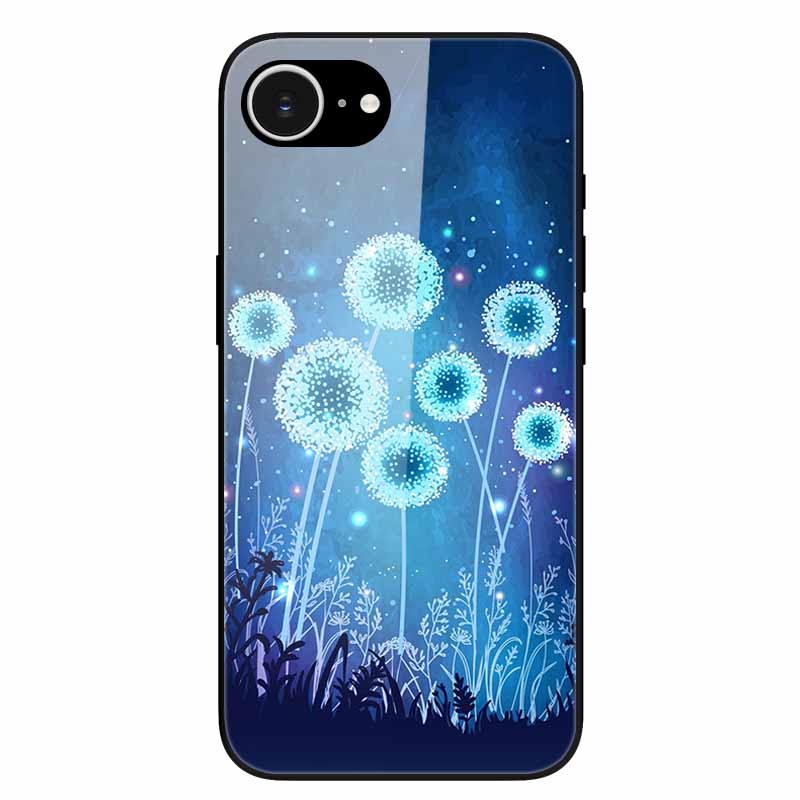 Tempered Glass Phone Cases For iPhone 16e 2025 Case Silicon Bumper Hard PC Back Cover Shell for iPhone SE (2025) / for iPhone16e