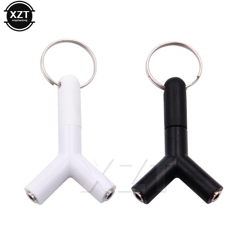 Adaptador de Fone de Ouvido Y 3.5mm Adaptador Duplo Jack Plug Divisor de Fone de Ouvido Estéreo Para PC/MP3 Smartphone Player Compartilhar Música