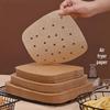 Disposable Square Air Fryer Silicone-Infused Baking Paper for Oil Absorption