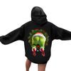Women's Casual Fashion Christmas Printed Letters Casual Hooded Sweatshirt With Pockets