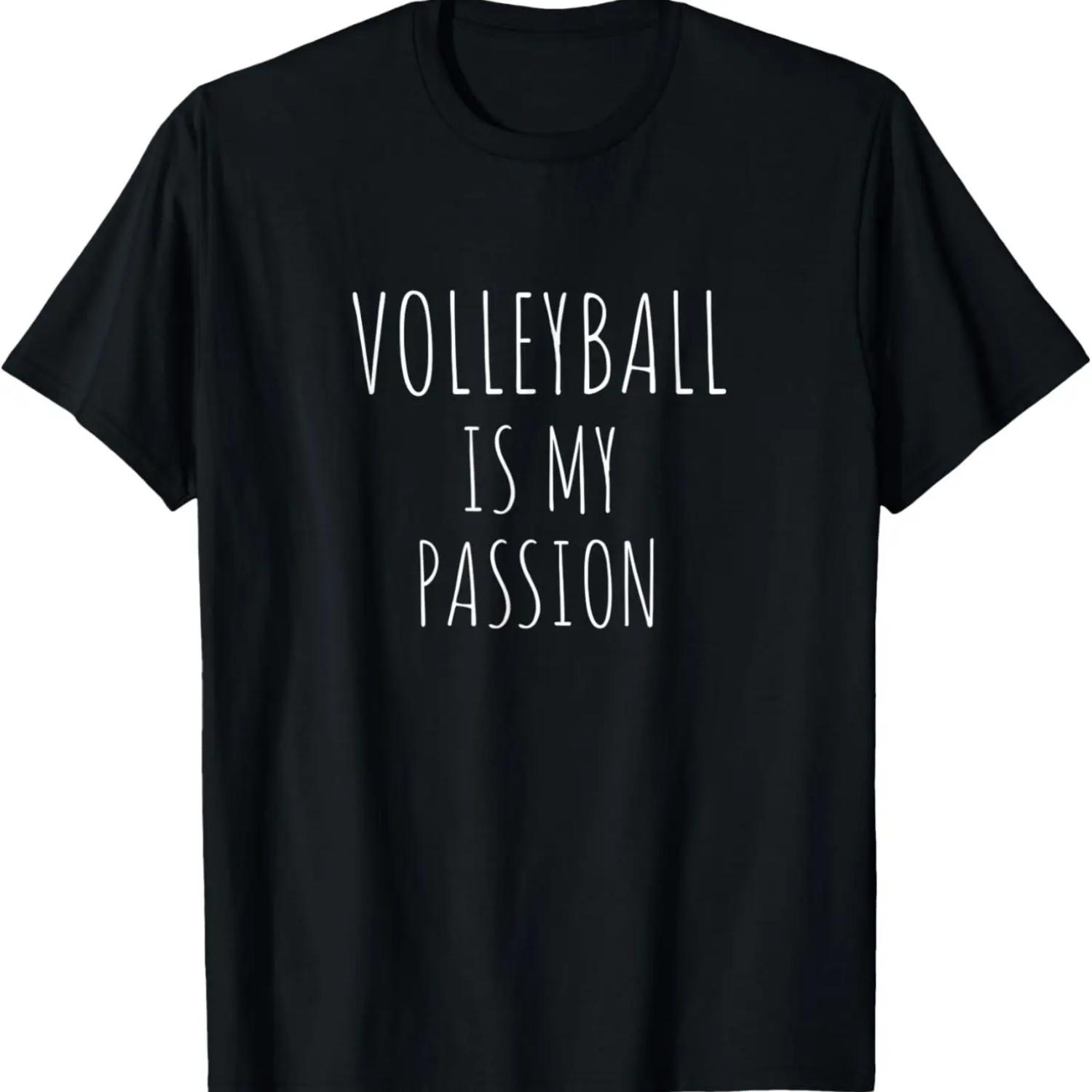

Volleyball Is My Passion - Funny Beach Volleyball Player T-Shirt XXXXXL чорний