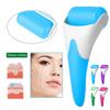 Ice Roller Gel Face Massager: Needle-Free De-Puffing & Cooling Therapy Tool