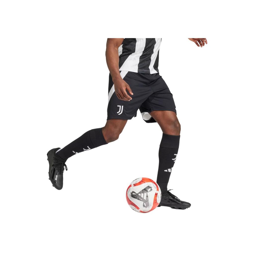 Adidas Juventus Logo Embroidered Versatile Comfort Football Pants Men Bottoms Black White IS8003