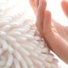 1 Pc Ultra-Absorbent Microfiber Hand Towel - Quick-Dry, Lint-Free, Soft Plush - Ideal for Kitchen & Bathroom